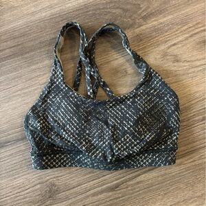 lululemon athletica Black and White Sports Bra
